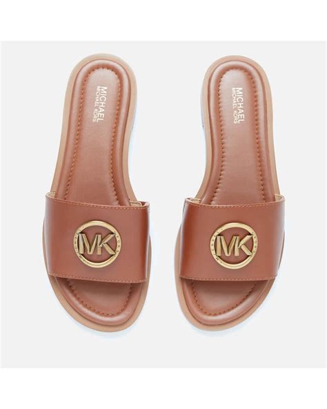 michael kors brynn slide|michael kors ladies sandals.